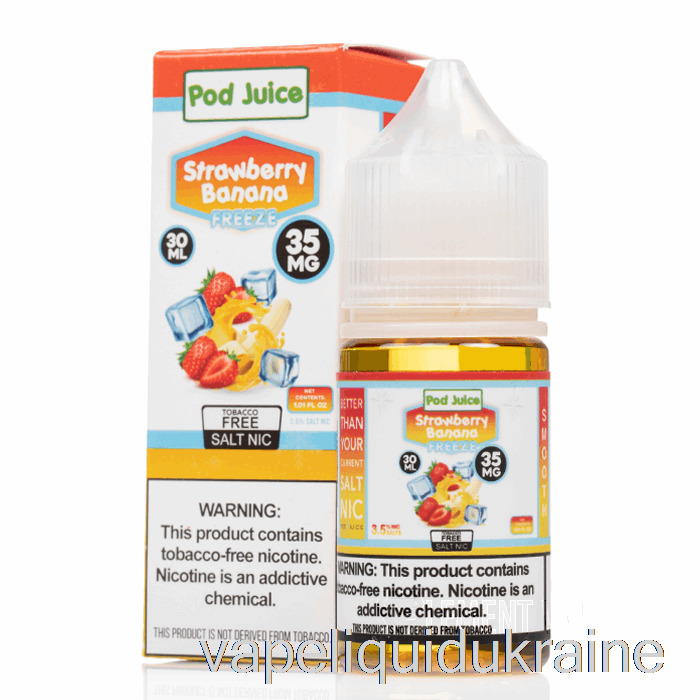 Vape Ukraine FREEZE Strawberry Banana - Pod Juice - 30mL 20mg